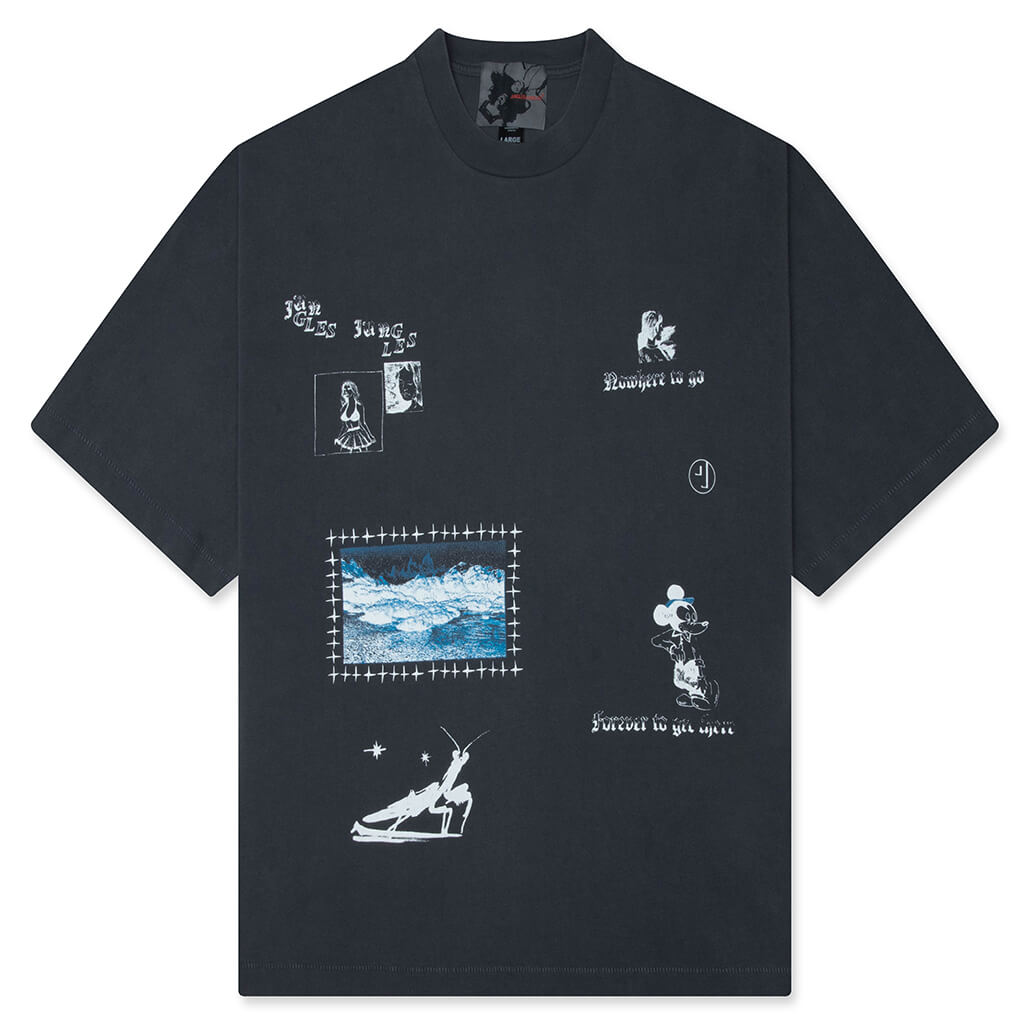 No Where To Go Tee - Vintage Blue