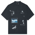 No Where To Go Tee - Vintage Blue