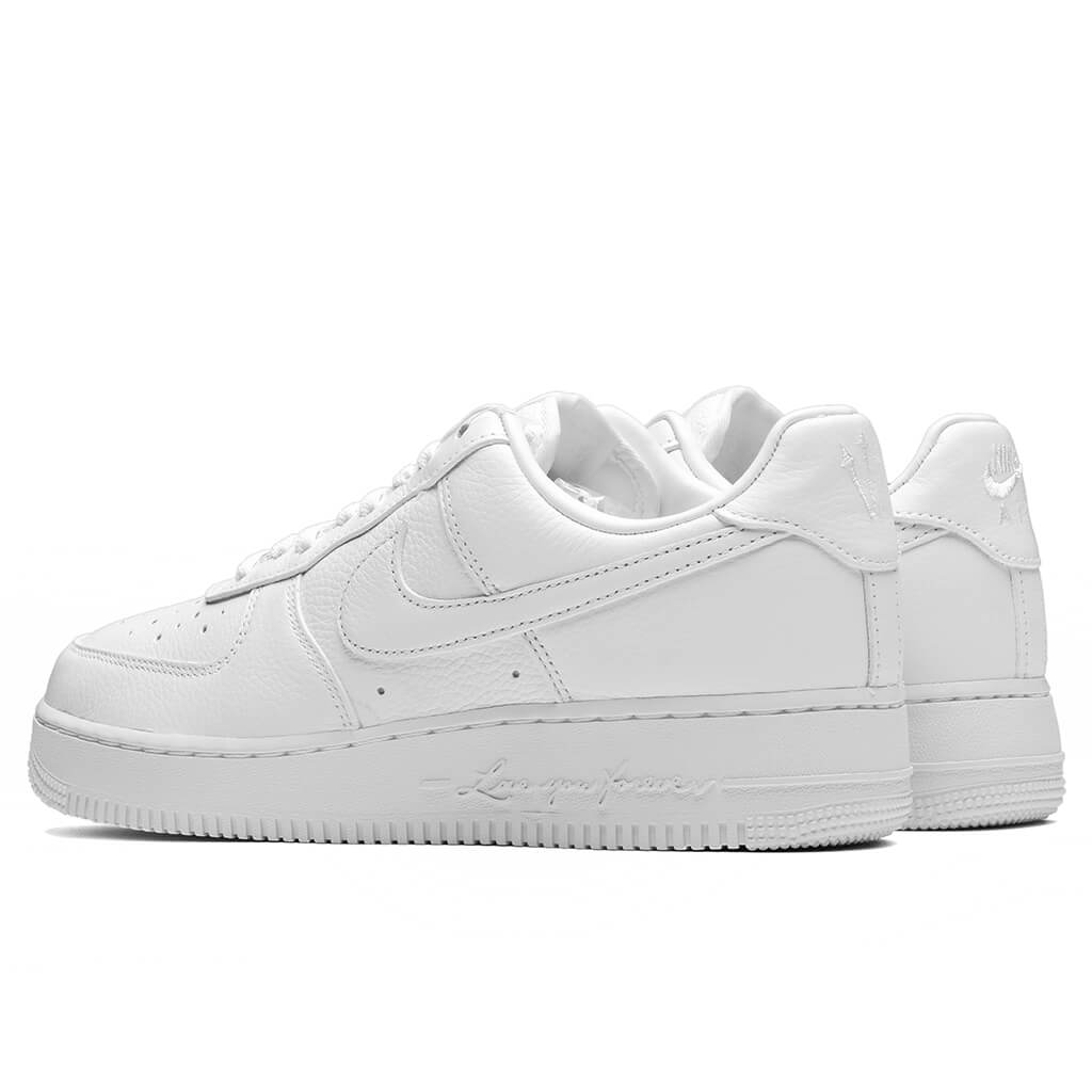 Certified Lover Boy Air Force 1 Low - White/White