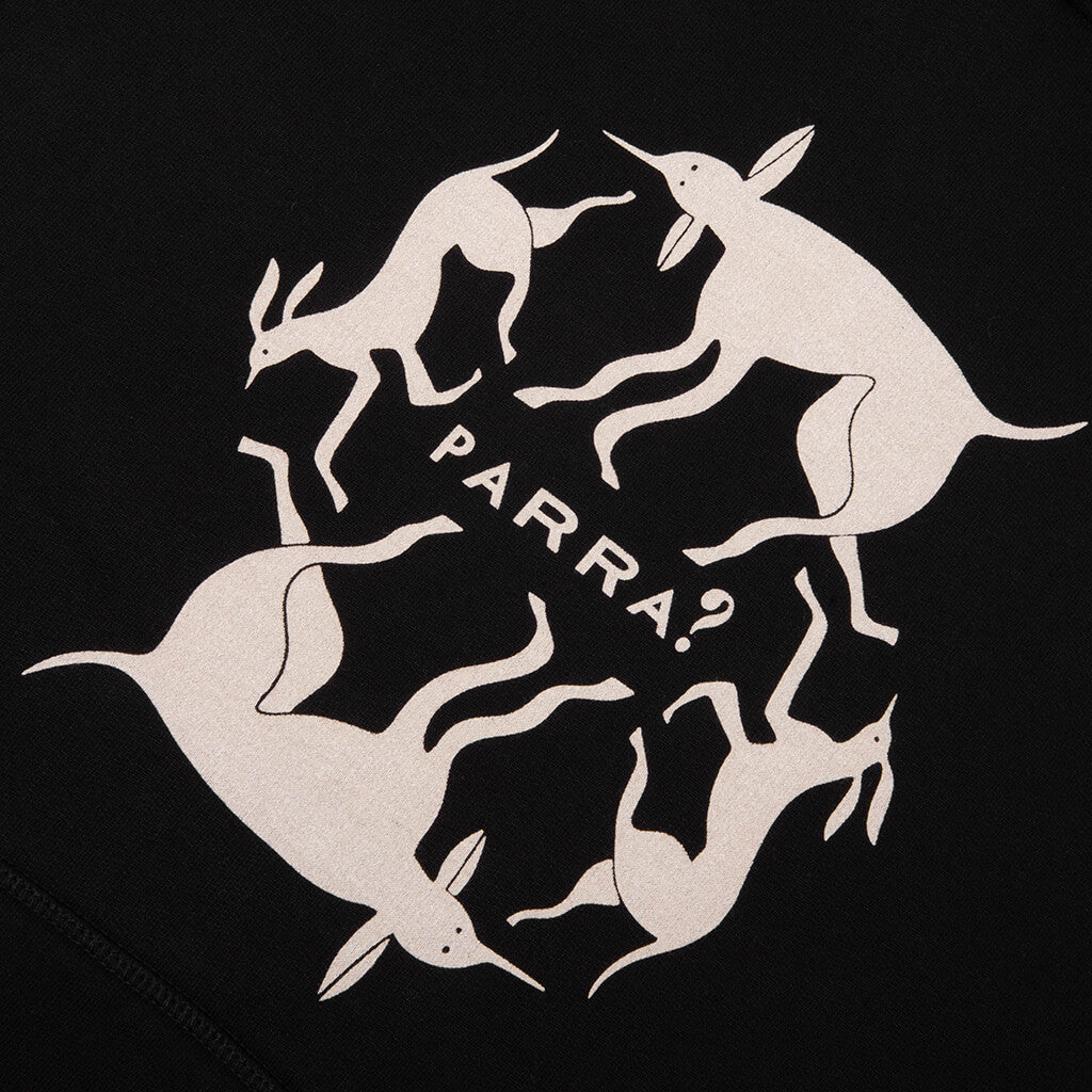 Non Grand Cafe Hooded Sweatshirt - Black