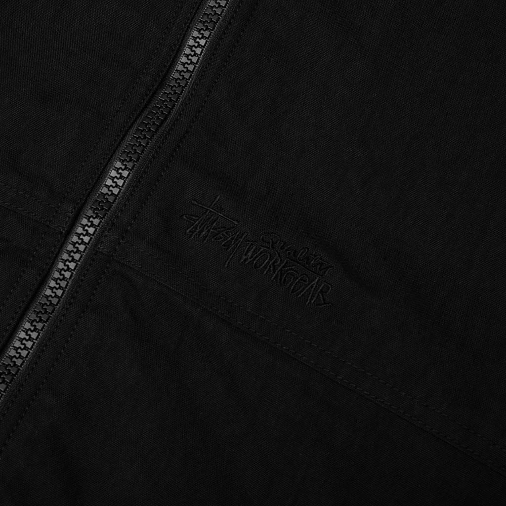 Nyco Collared Work Jacket - Black
