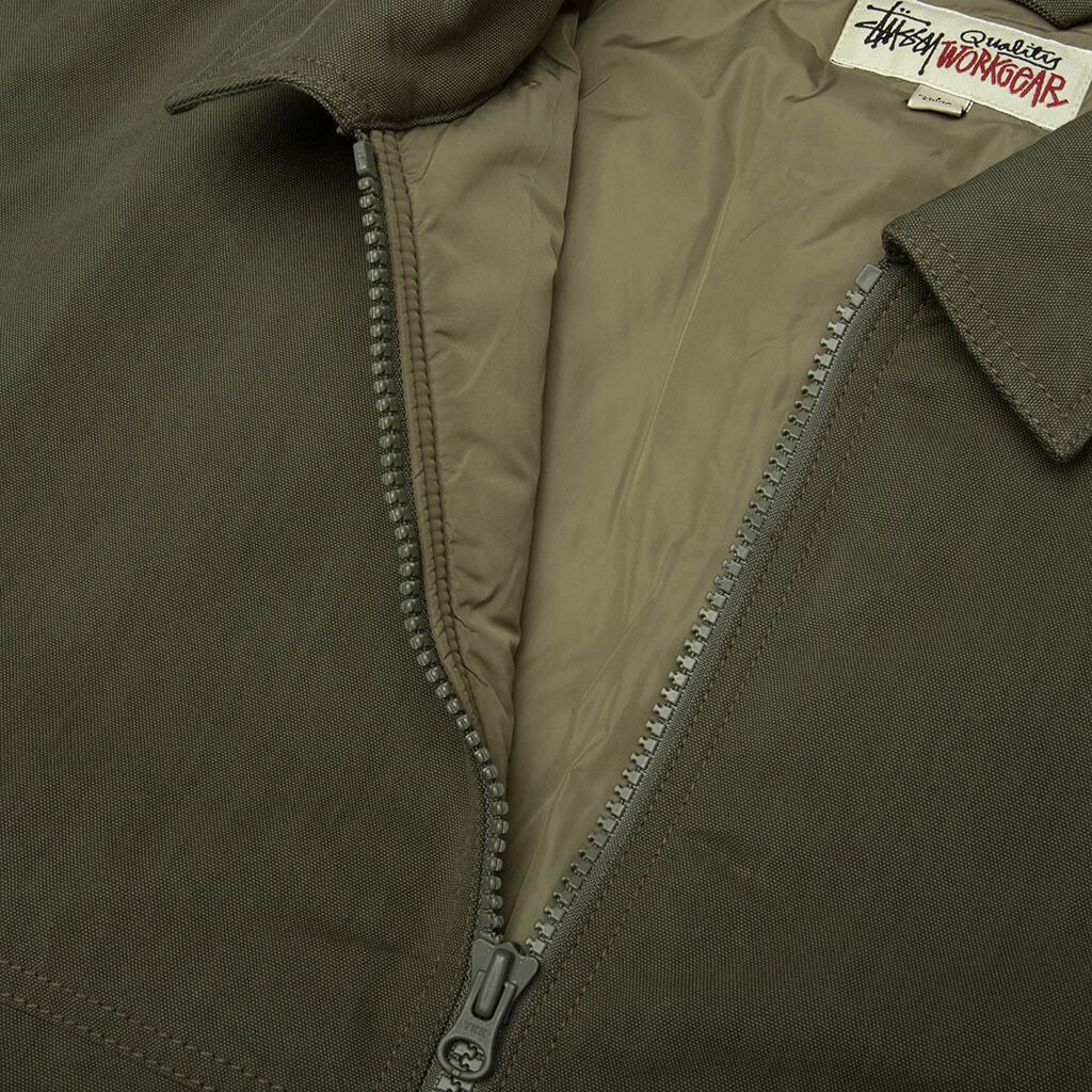 Nyco Collared Work Jacket - Green
