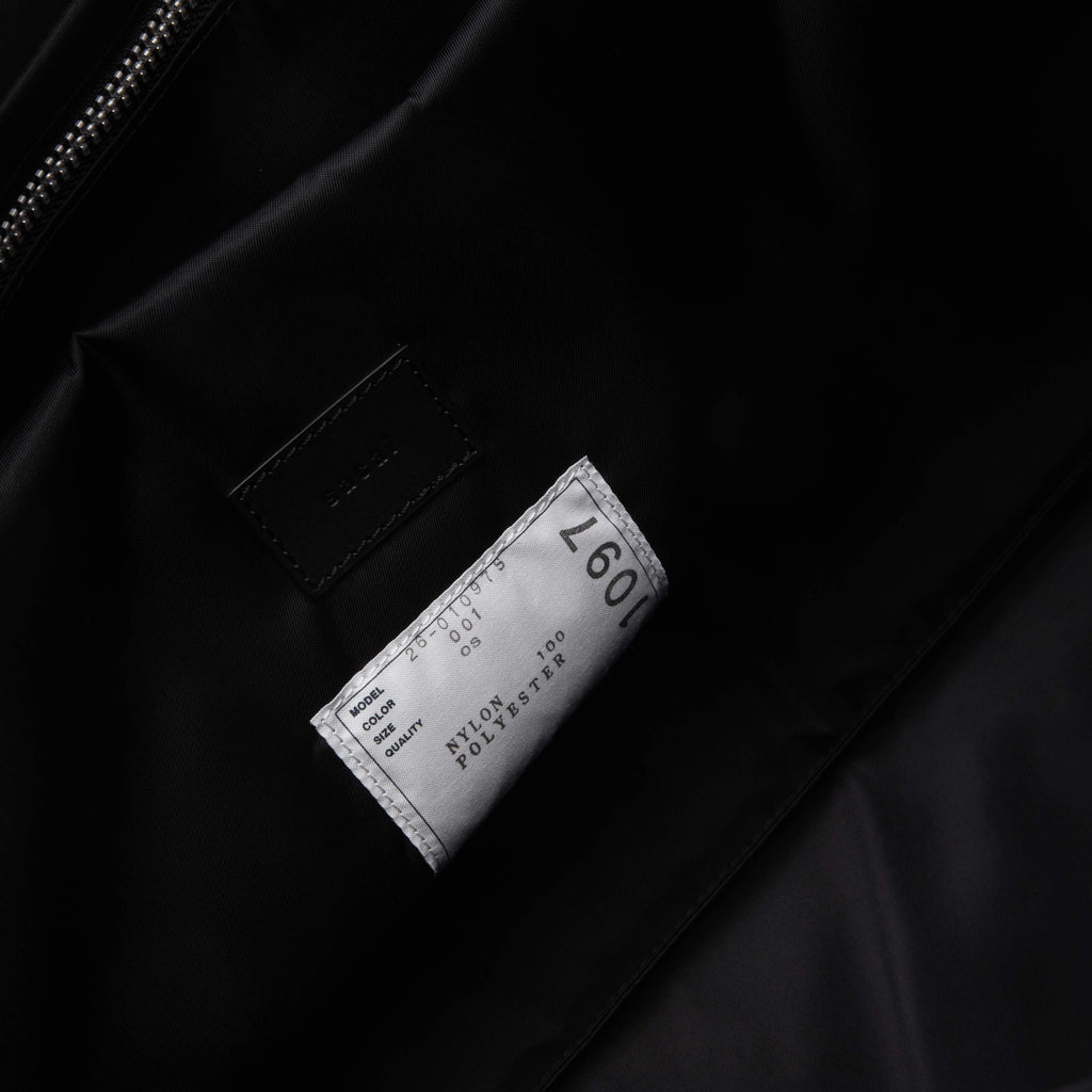 Nylon Tote Bag - Black