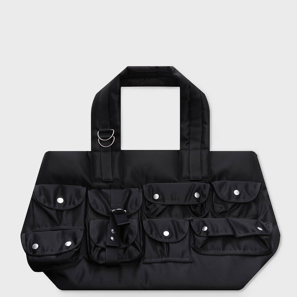Nylon Tote Bag - Black