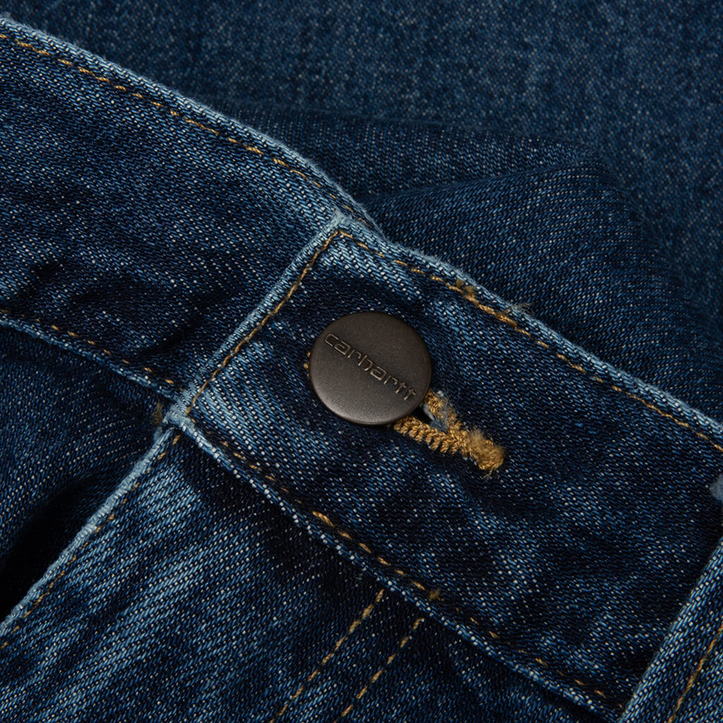 OG Double Knee Short - Blue Stone Washed