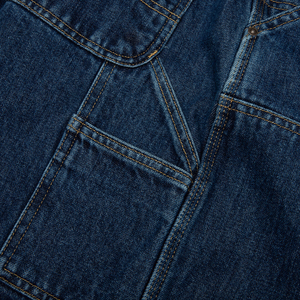 OG Double Knee Short - Blue Stone Washed