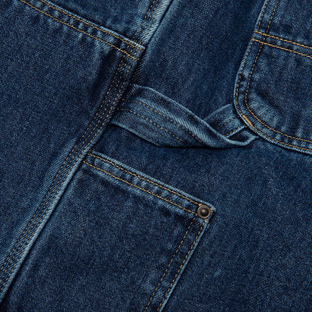 OG Double Knee Short - Blue Stone Washed