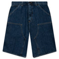 OG Double Knee Short - Blue Stone Washed
