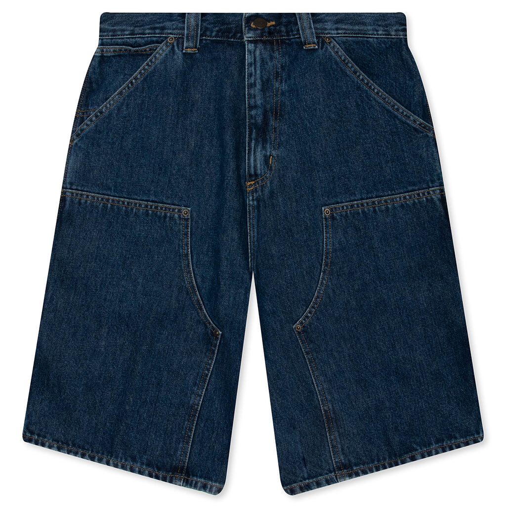 OG Double Knee Short - Blue Stone Washed