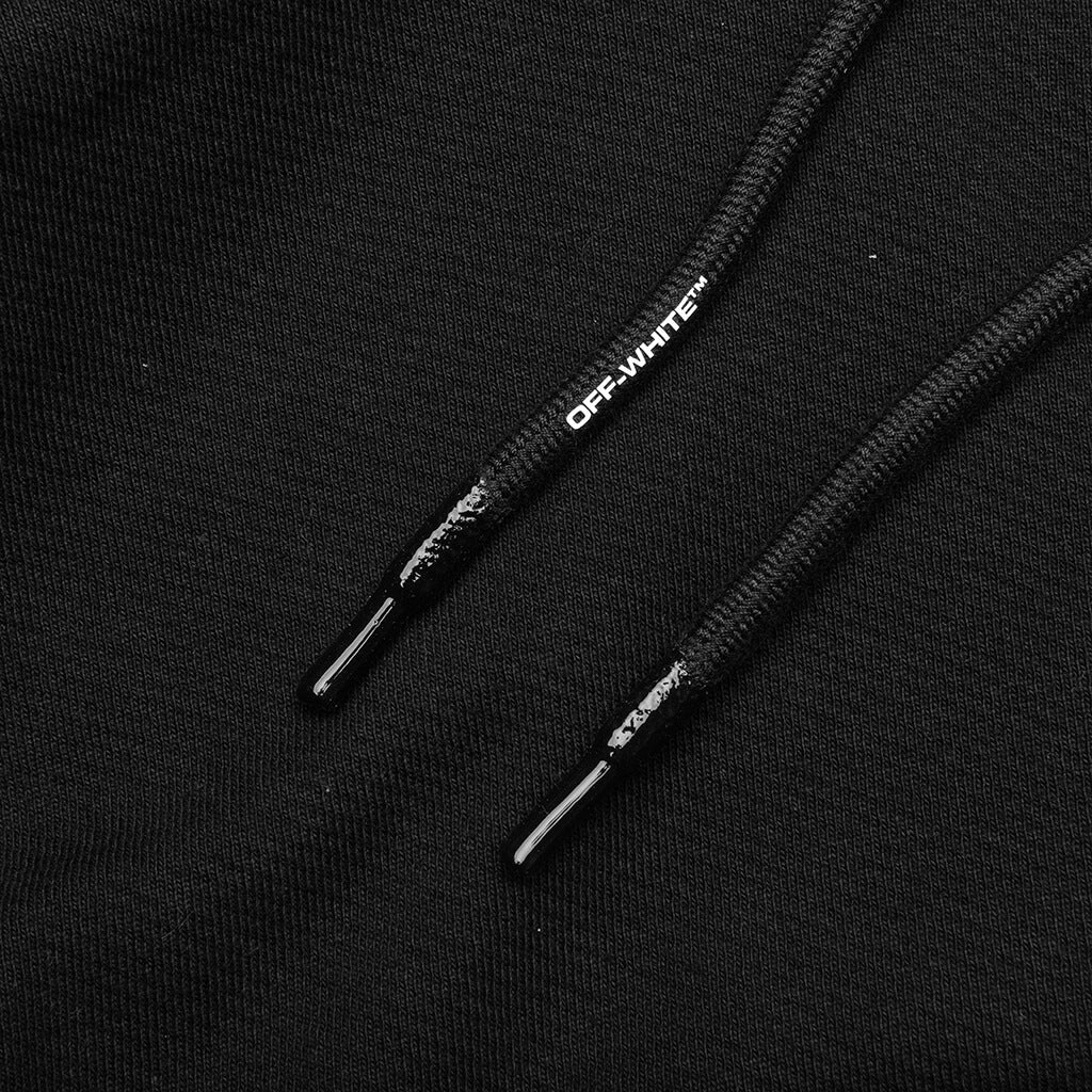 Logo Slim Hoodie - Black/White
