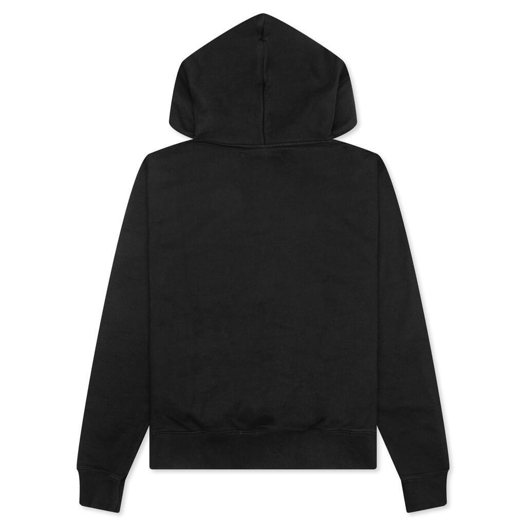 Logo Slim Hoodie - Black/White