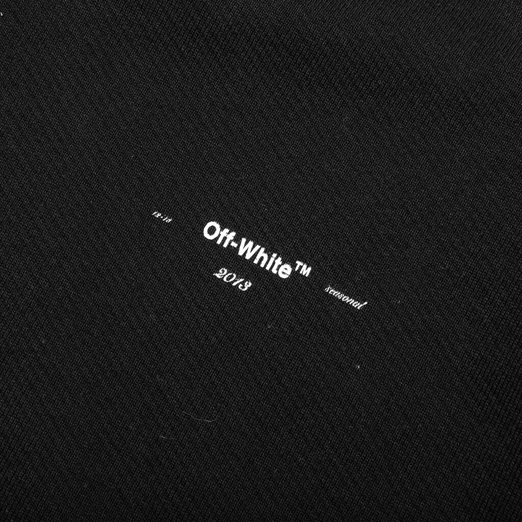 Logo Slim Hoodie - Black/White
