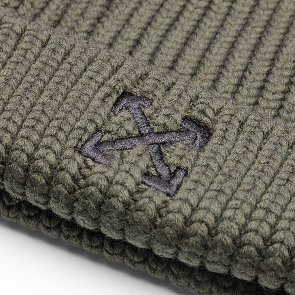 Arrow Beanie - Army Green