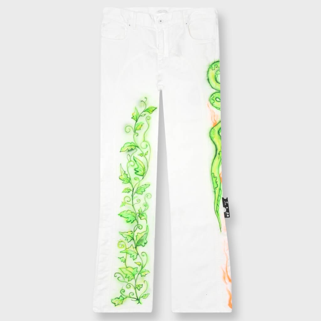 Babybrush Contour Jeans - White/Multi