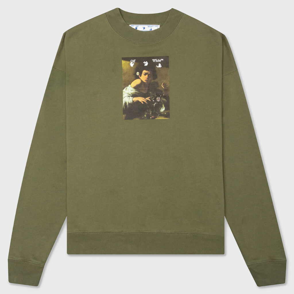 Caravaggio Boy Skate Crewneck - Green/Multi