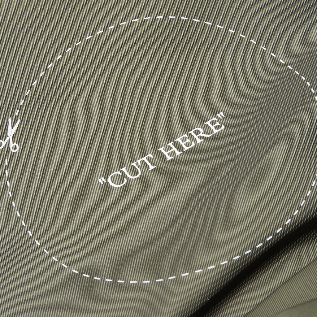 Cut Here Backpack - Green/White