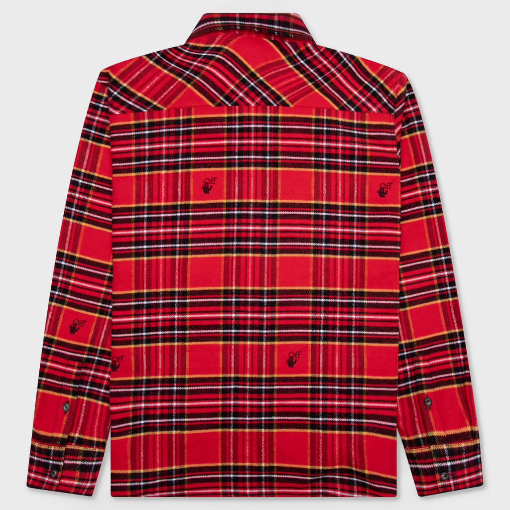 Flannel Skate Shirt - Red/Black