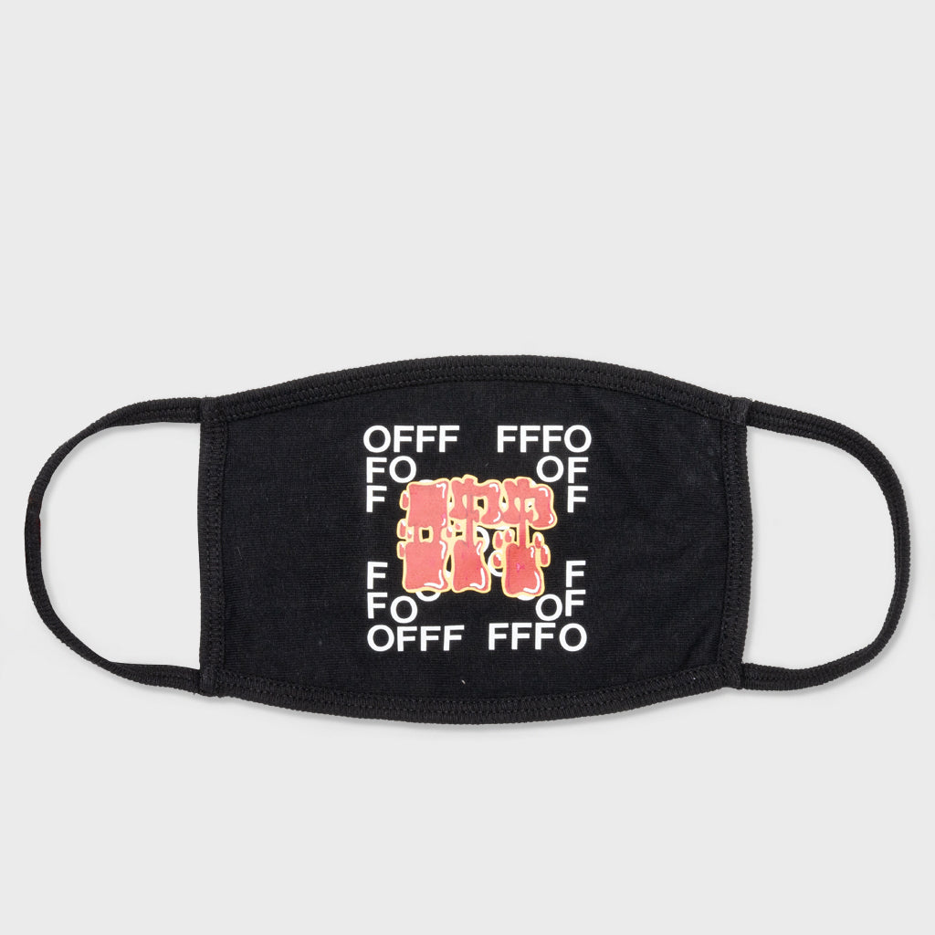 Graffiti Mask - Black/Red