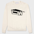 Graffiti Zine Chunky Crewneck - Off White