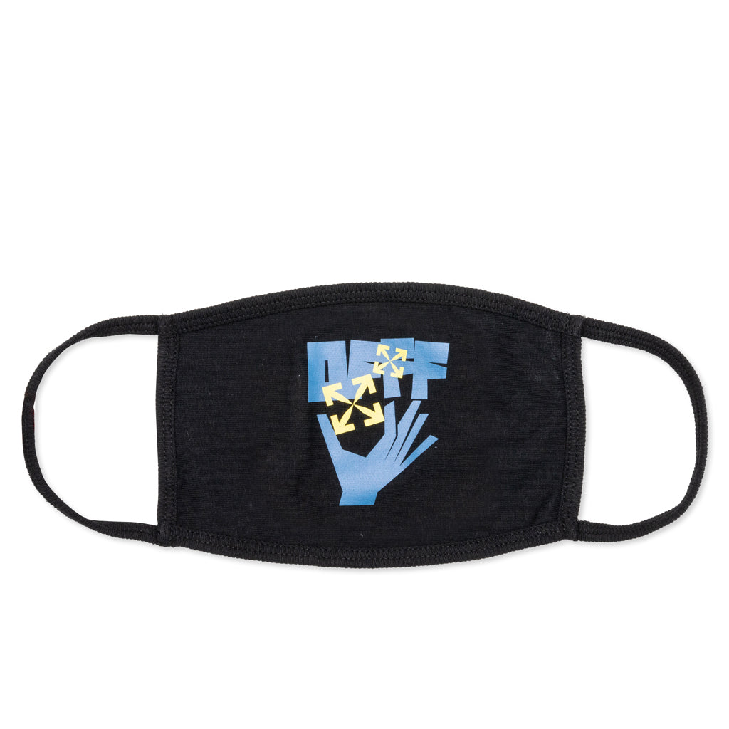 Hands Arrows Mask - Black/Light Blue