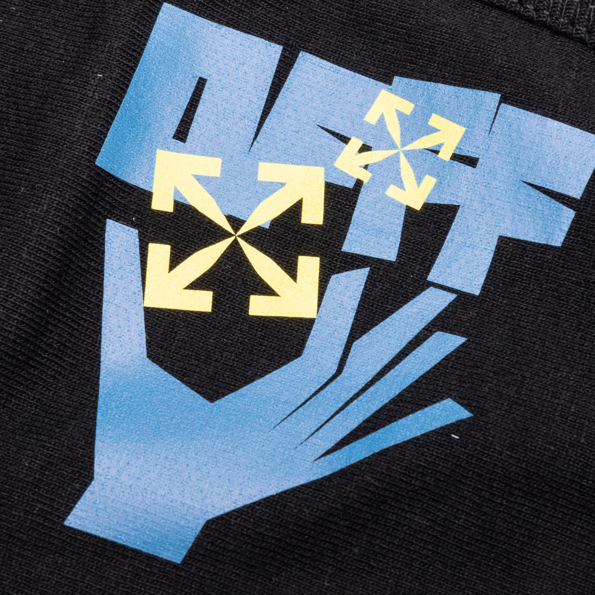 Hands Arrows Mask - Black/Light Blue
