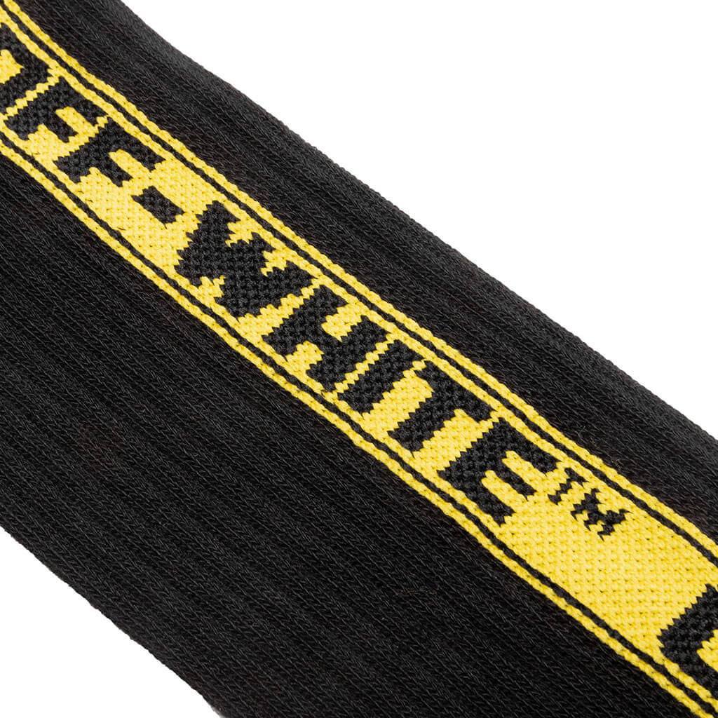 Industrial Belt Socks - Black/Yellow