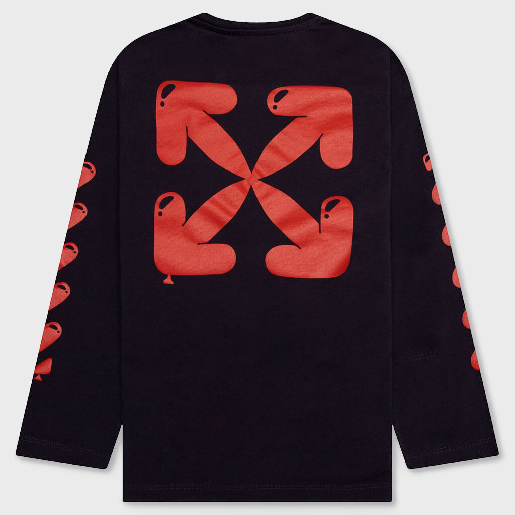 Kids Balloons L/S Tee - Navy Blue