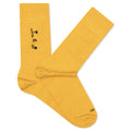 OW Logo Wool Socks - Bright Marigold/Black