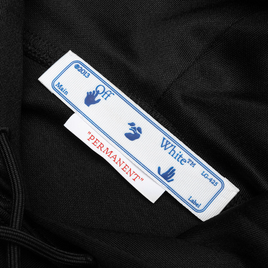 OW Patch Slim Hoodie - Black/Orange