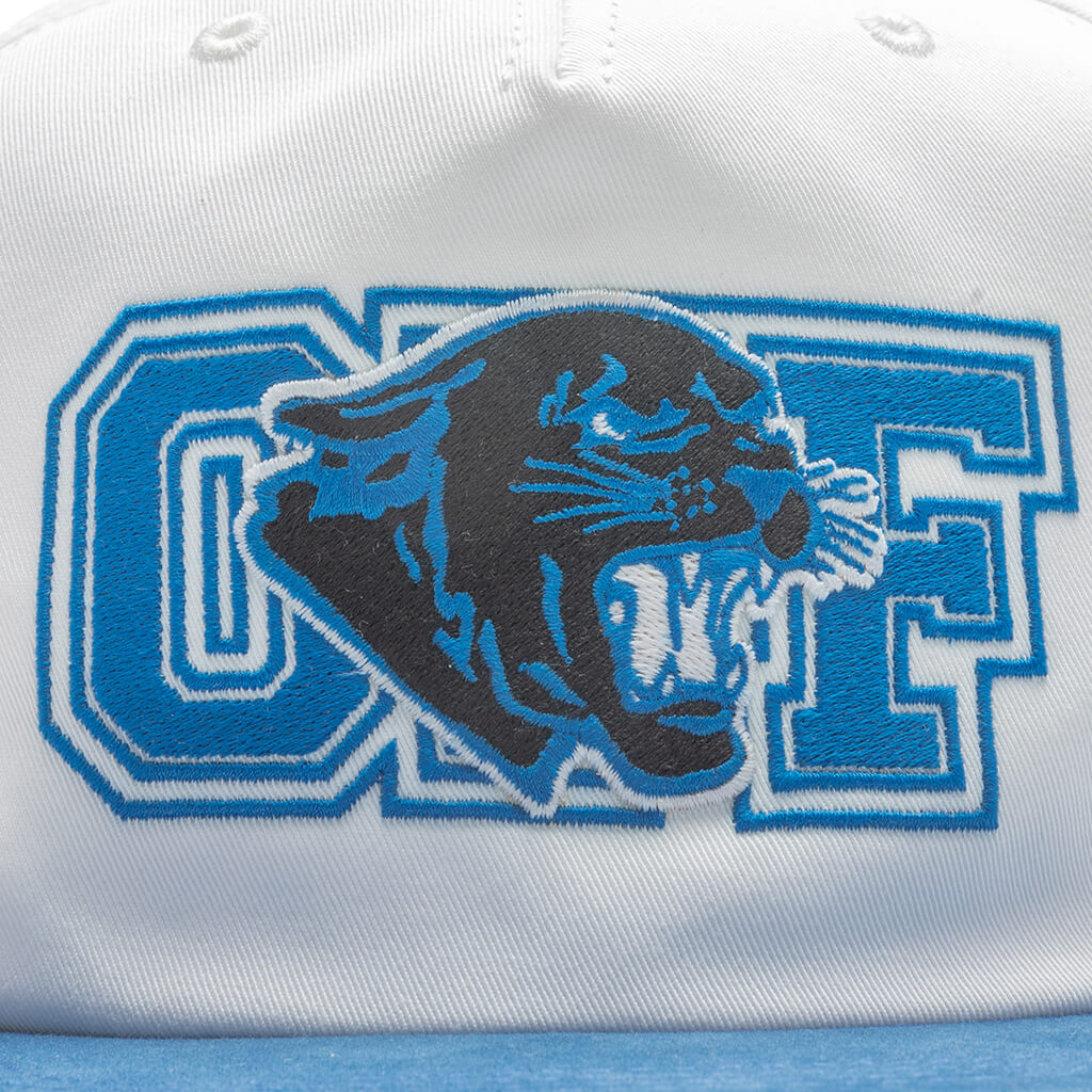 Panther Baseball Cap - White/Peacock