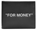 Quote Bifold Wallet - Black/White