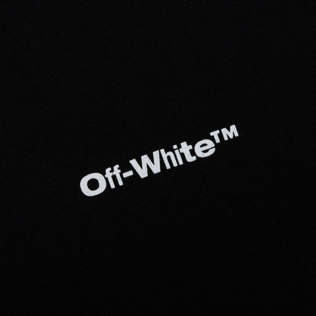 Wave Outl Diag Slim S/S Tee - Black/White