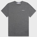 Wave Outl Diag Slim S/S Tee - Melange Grey