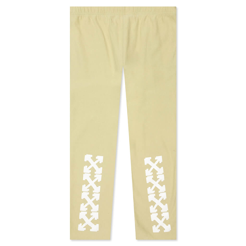 Sweatpant - Beige/White