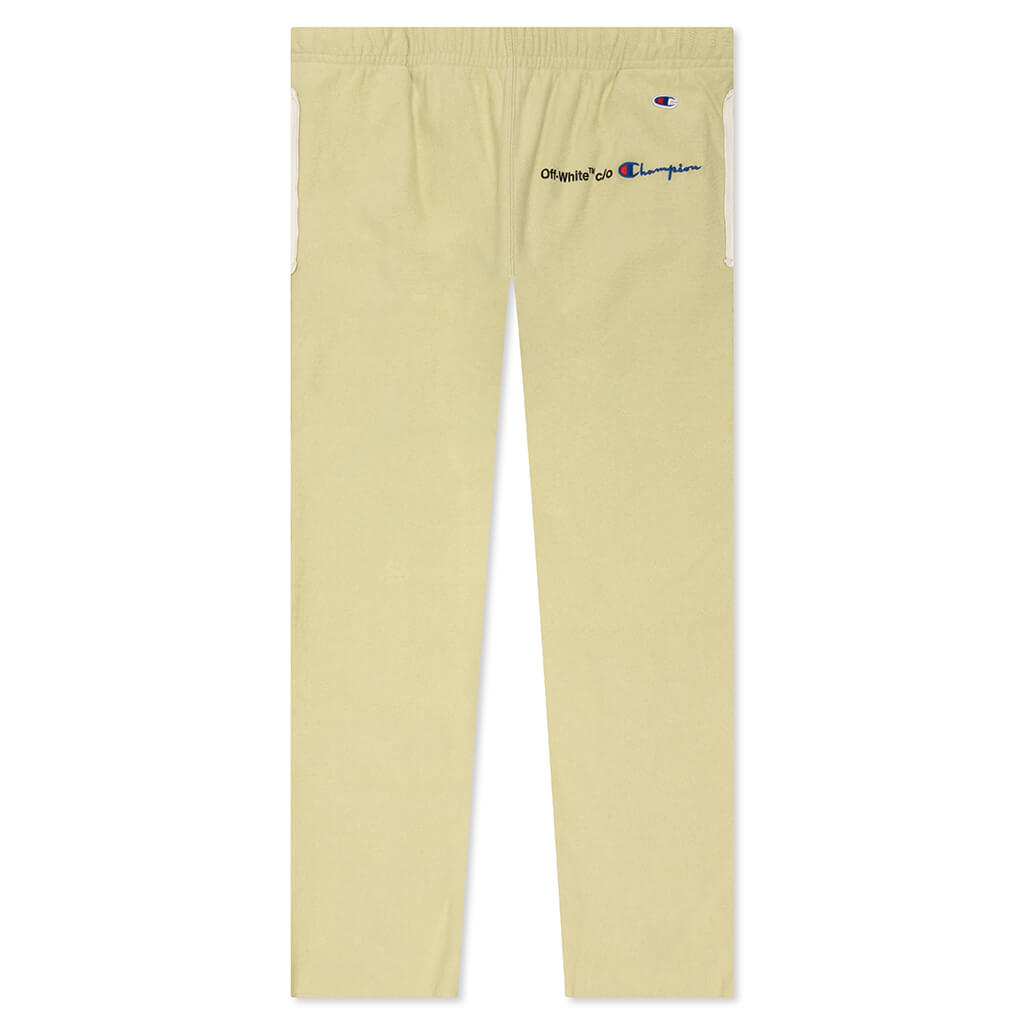 Sweatpant - Beige/White