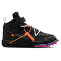 Air Force 1 Mid - Black/Clear Black