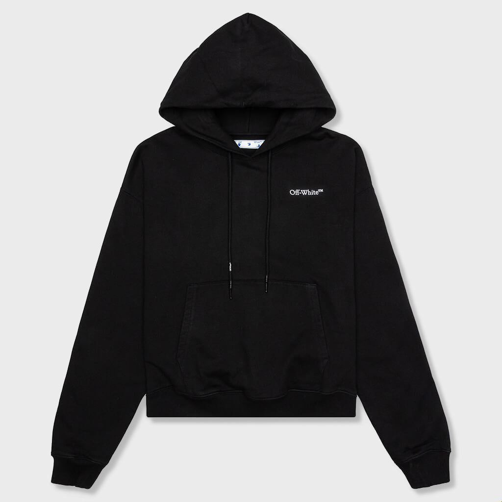 Caravaggio Crowning Over Hoodie - Black/White