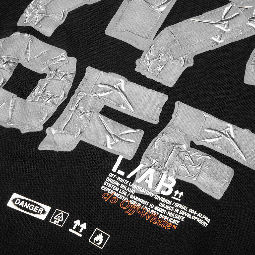 Off Active Tape Hoodie - Black