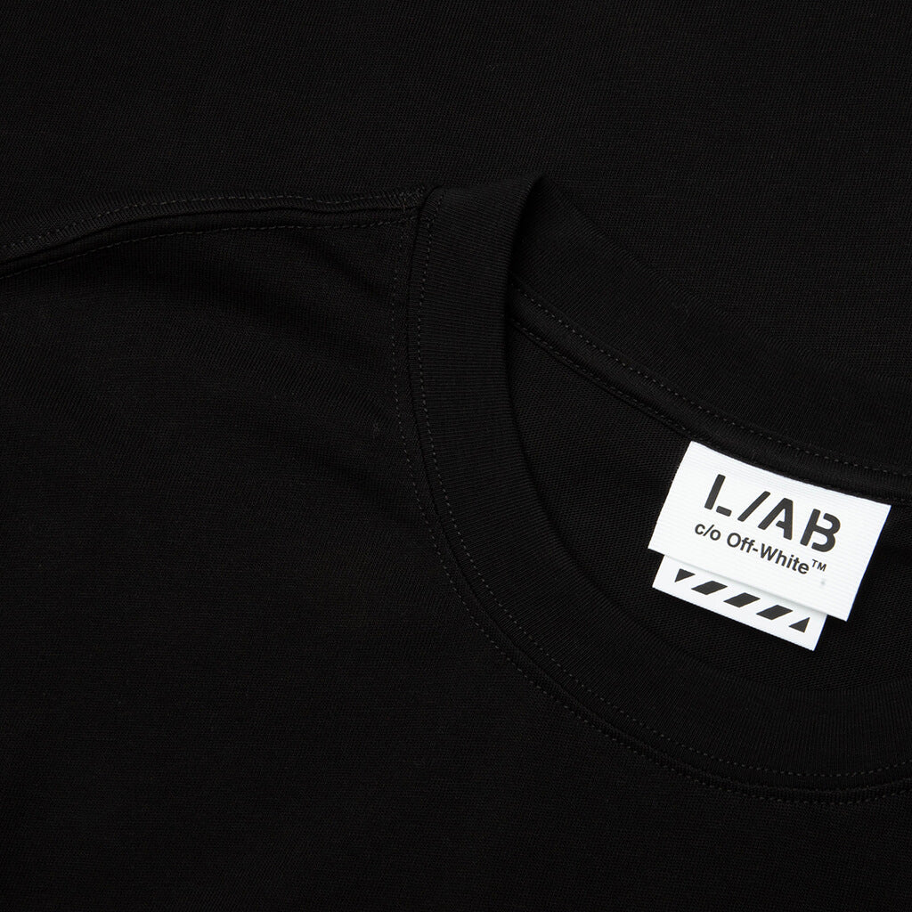Off Stacked S/S Tee - Black
