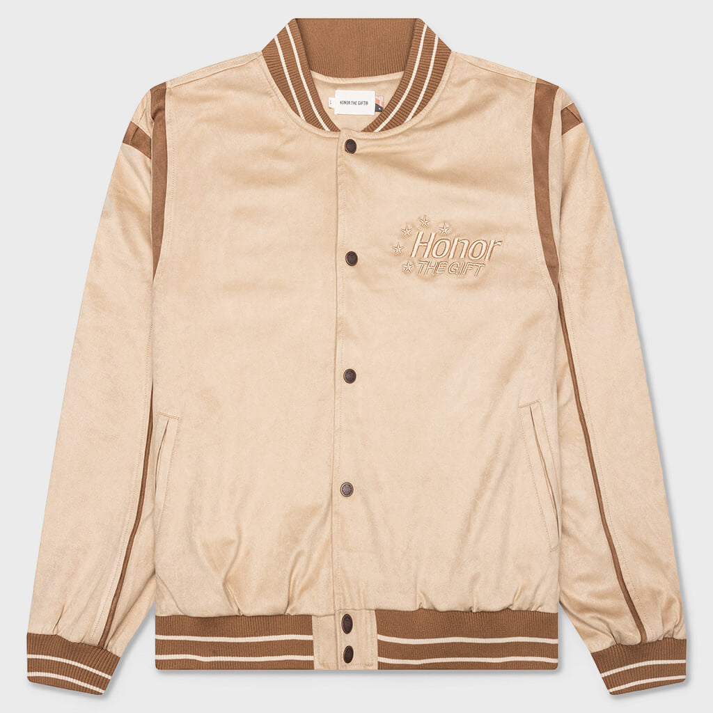 Oil Head Varsity - Tan