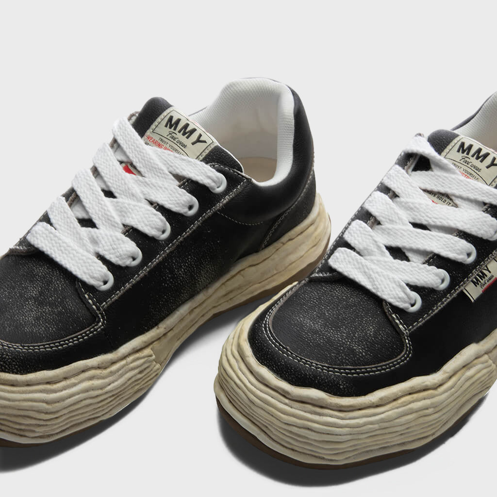 Oliver Low OG Sole Shrink Leather - Black