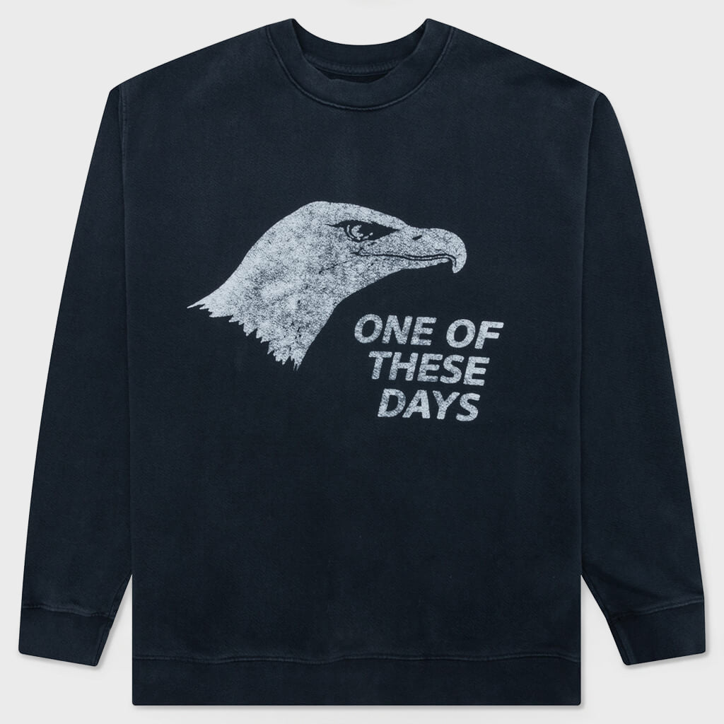 One Of These Days Postal Crewneck - Navy