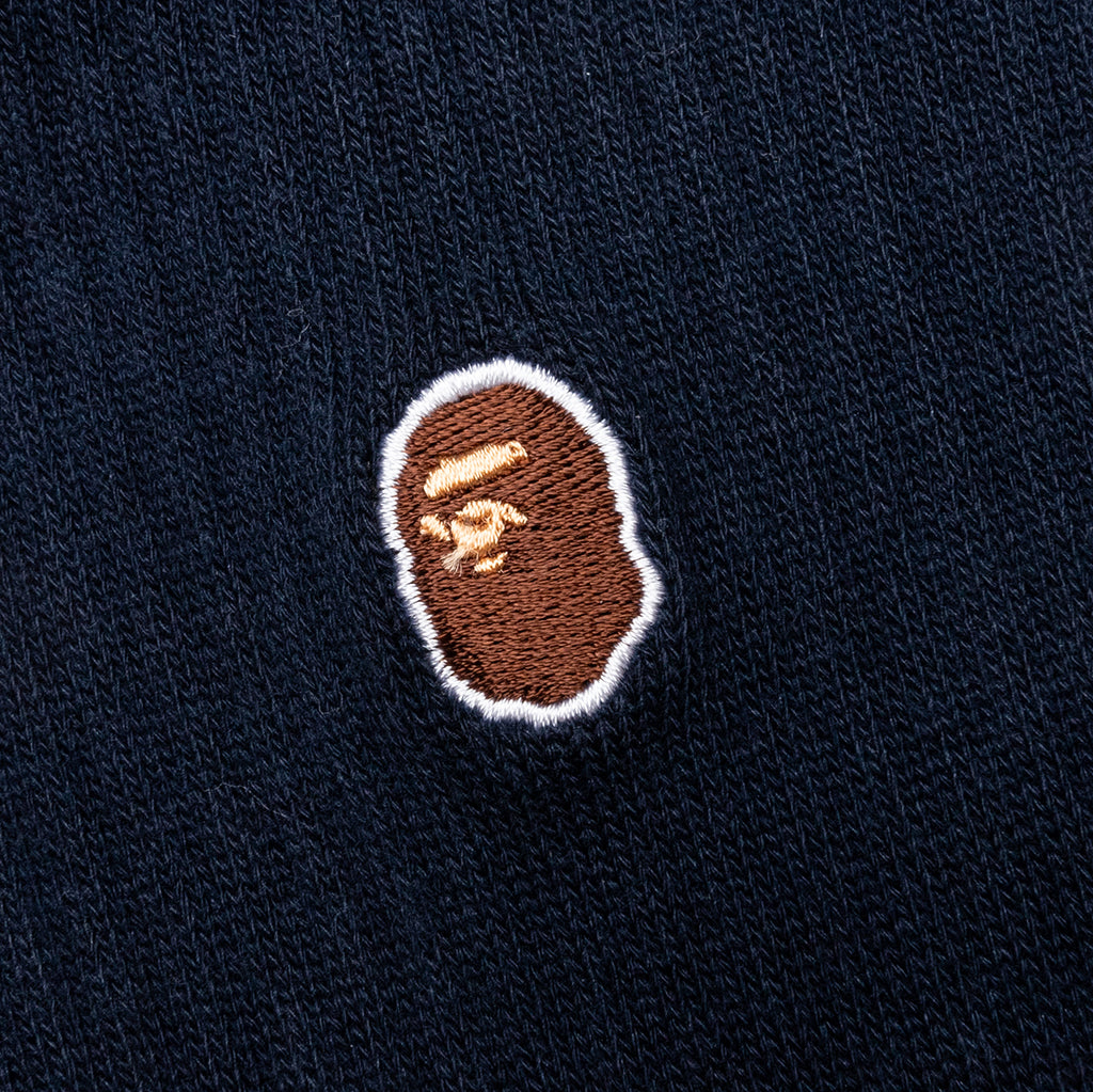 One Point Socks - Navy