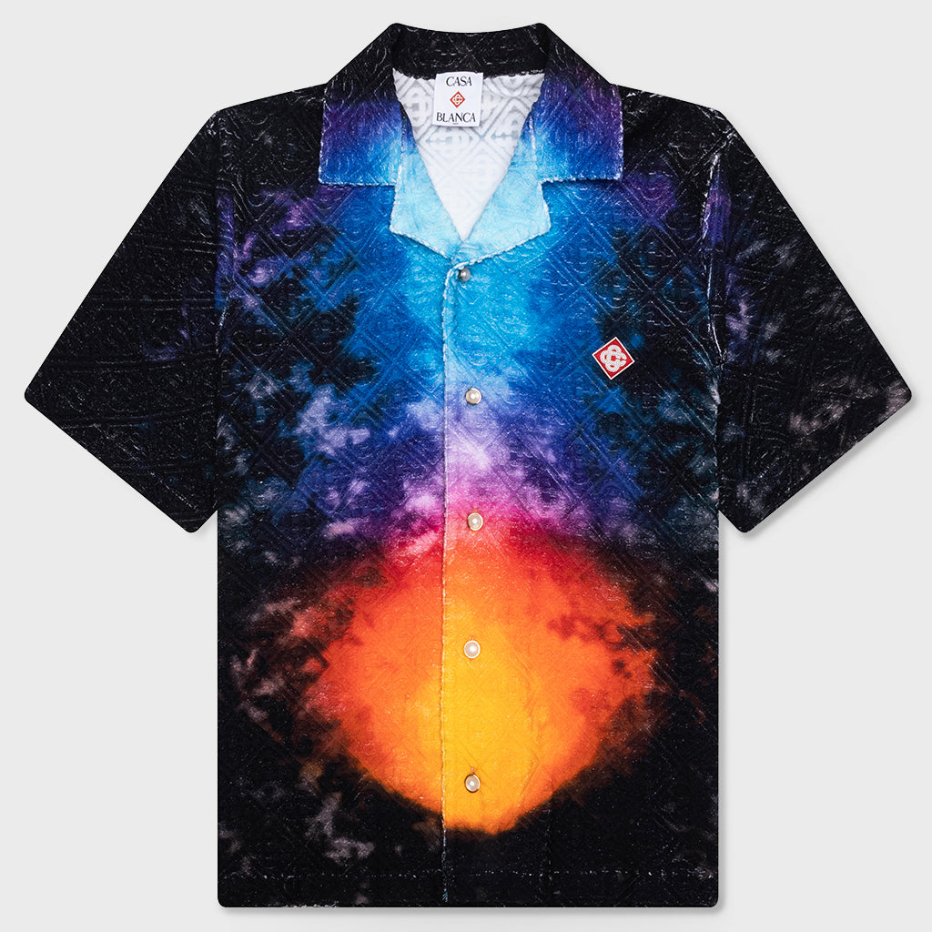 Gradient Towelling Shirt - Tie Dye