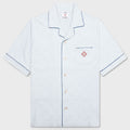 Open Collar Shirt - Light Blue