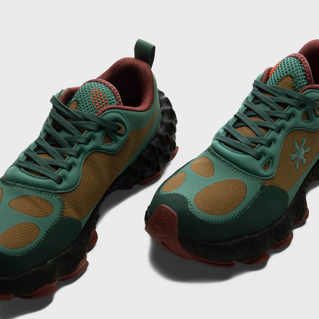Osmosis 'Mung' - Green/Tan/Orange