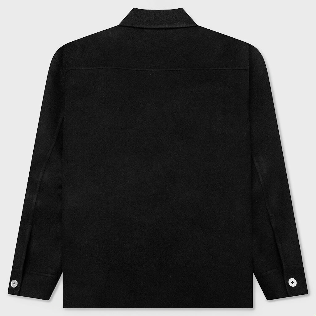 Cashmere Outer Shirt - Black