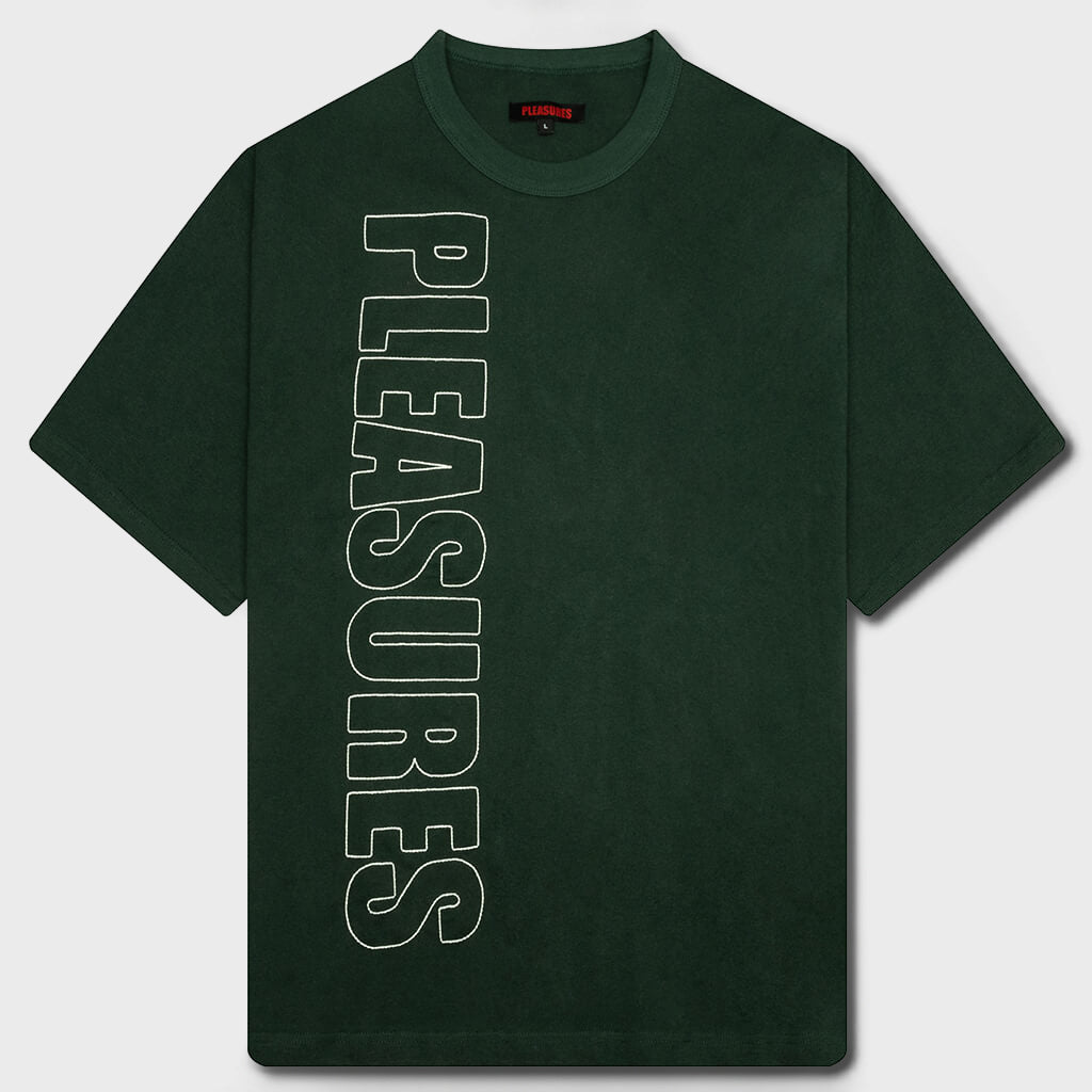 Outline Heavyweight T-Shirt - Forest Green