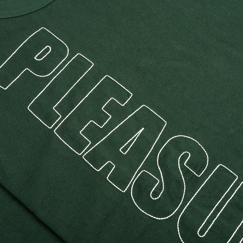 Outline Heavyweight T-Shirt - Forest Green
