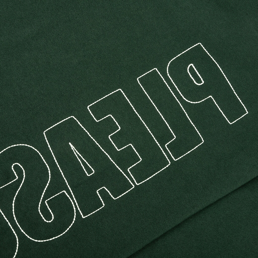 Outline Heavyweight T-Shirt - Forest Green